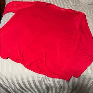 Lane Bryant Bold Red Top